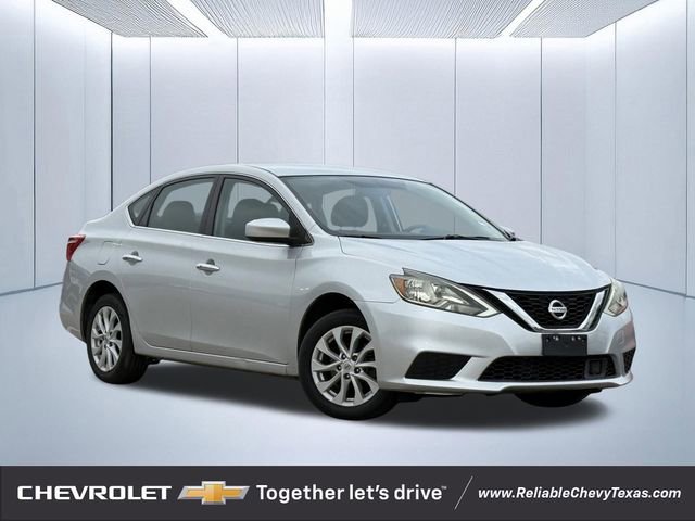 Silver 2019 Nissan Sentra SV FWD Sedan Front-Wheel Drive Continuously Variable Transmission
