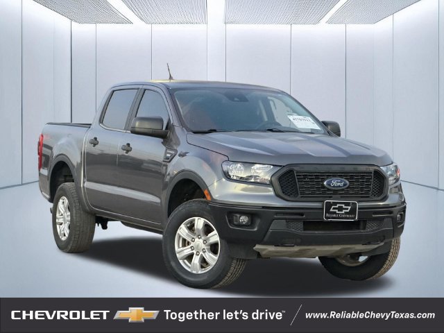 Gray 2022 Ford Ranger Pickup Truck Four-Wheel Drive 10-Speed Automatic