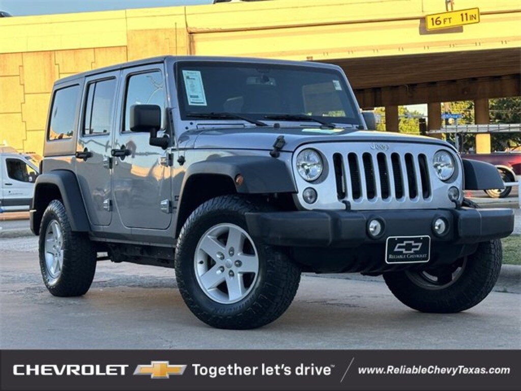 Used 2018 Jeep Wrangler JK Unlimited Sport S 4x4 SUV