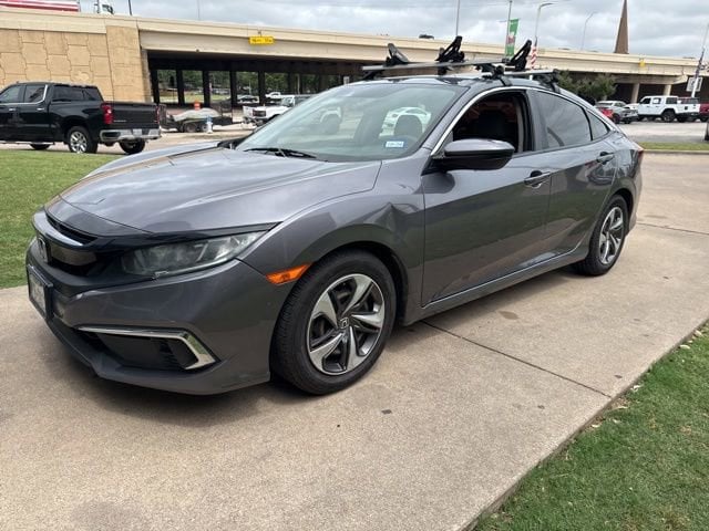 Used 2019 Honda Civic LX with VIN 19XFC2F6XKE018329 for sale in Richardson, TX