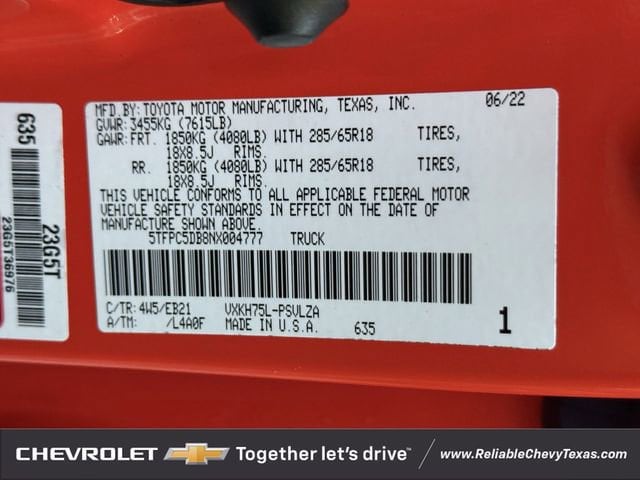 2022 Toyota Tundra TRD Pro - Photo 41