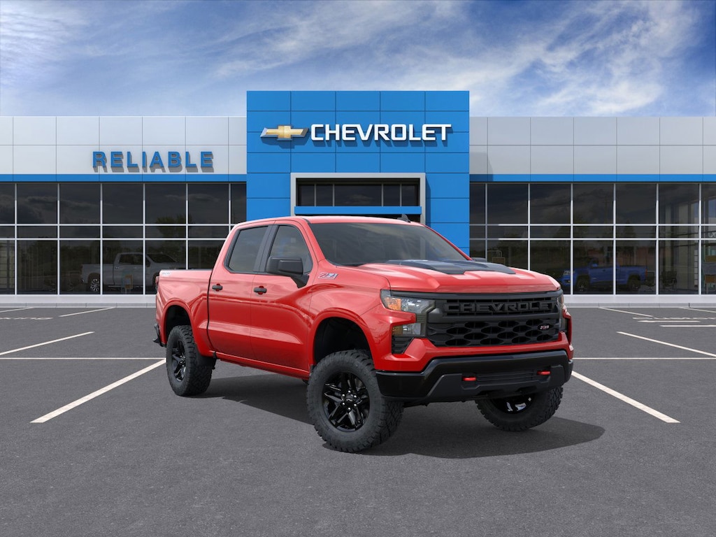 New 2026 Chevrolet Silverado 1500 Custom Trail Boss Truck Crew Cab