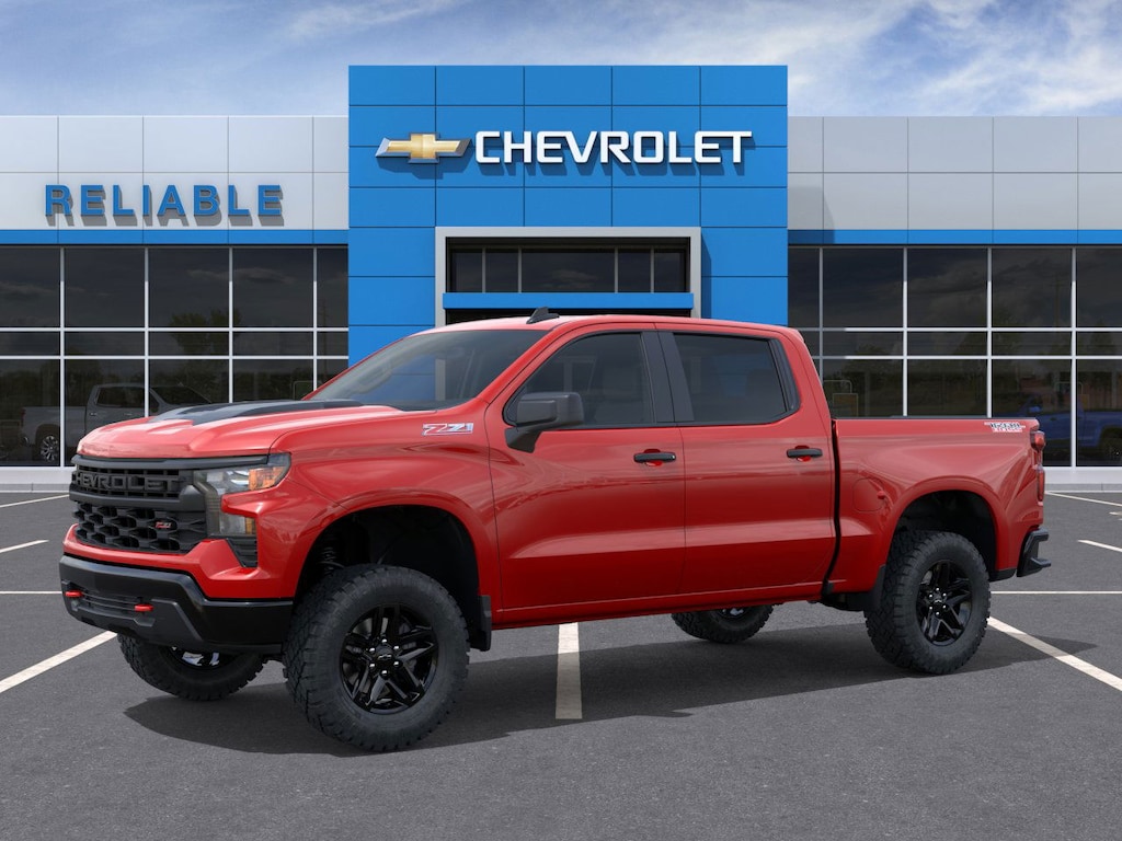 New 2026 Chevrolet Silverado 1500 Custom Trail Boss Truck Crew Cab