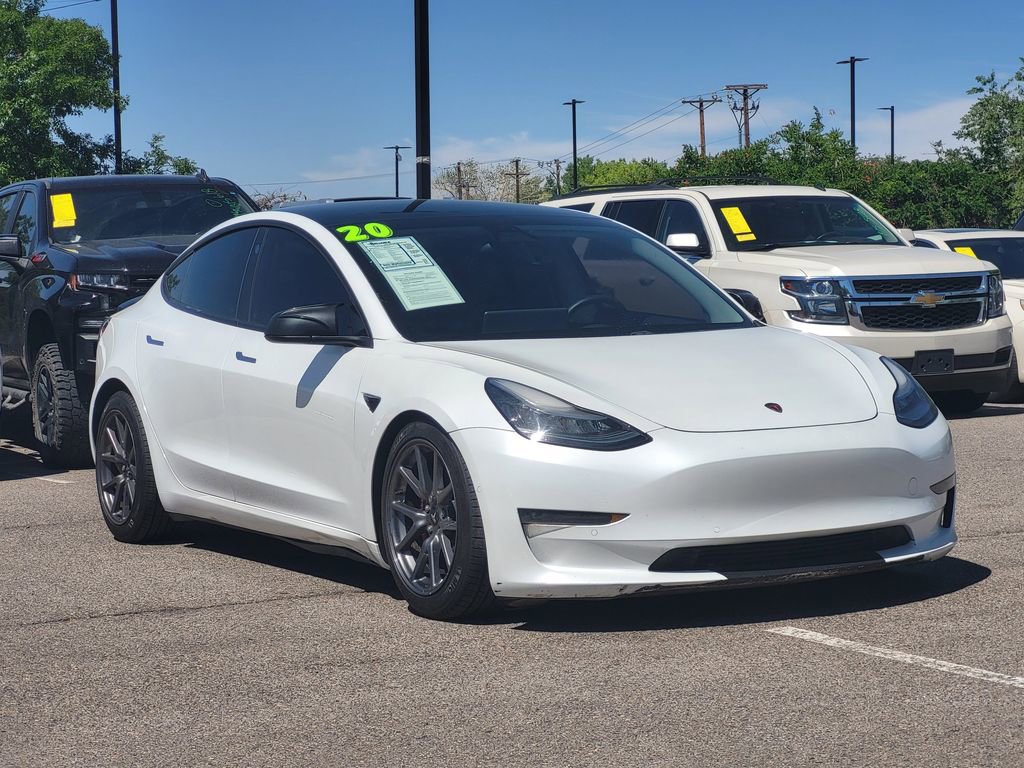 Used 2020 Tesla Model 3 Base with VIN 5YJ3E1EA8LF804204 for sale in Albuquerque, NM