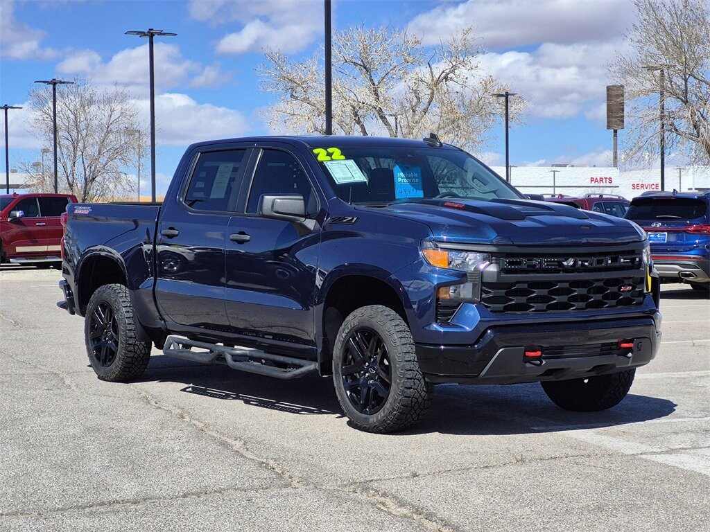 Certified 2022 Chevrolet Silverado 1500 Custom Trail Boss Truck