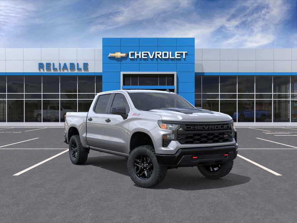 New 2026 Chevrolet Silverado 1500 Custom Trail Boss Truck Crew Cab