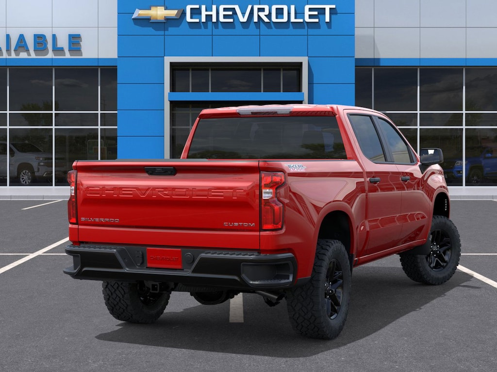 New 2026 Chevrolet Silverado 1500 Custom Trail Boss Truck Crew Cab