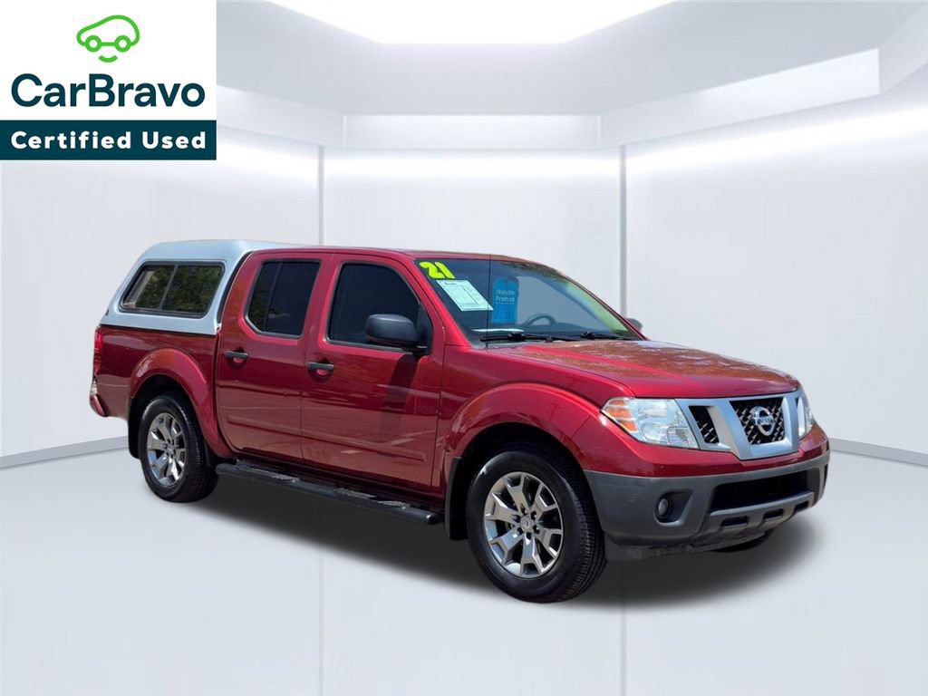 Red 2021 Nissan Frontier Pickup Truck 4X2 Automatic