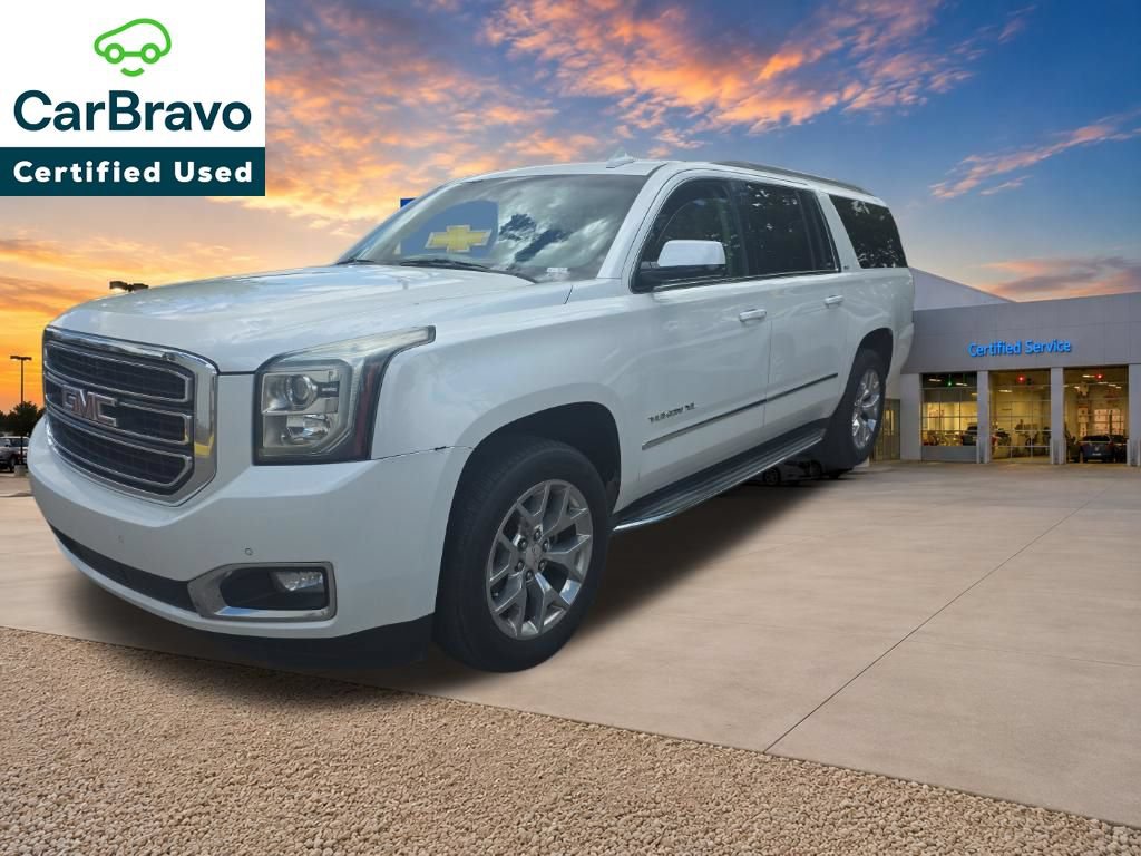 White Frost Tricoat 2018 GMC Yukon XL SUV / Crossover Four-Wheel Drive Automatic