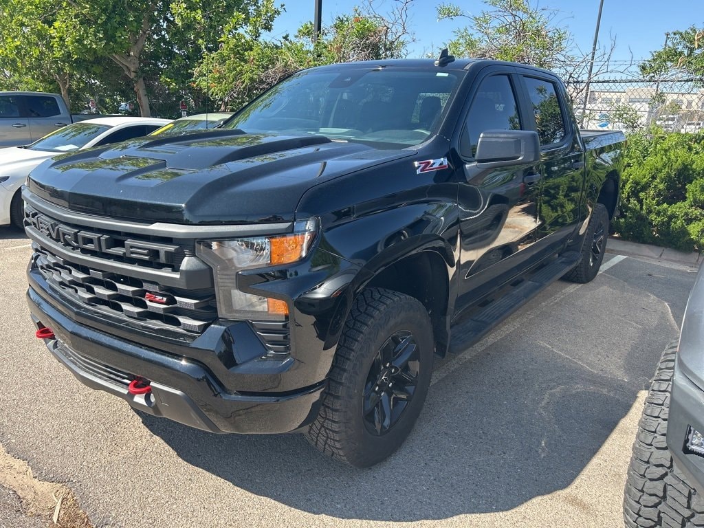 Certified 2023 Chevrolet Silverado 1500 Custom with VIN 3GCPDCEK9PG281008 for sale in Albuquerque, NM
