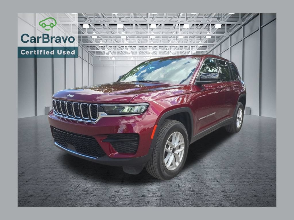 Red 2025 Jeep Grand Cherokee SUV / Crossover Four-Wheel Drive 8-Speed Automatic