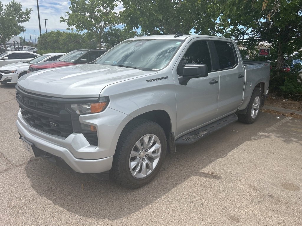 Certified 2022 Chevrolet Silverado 1500 Custom with VIN 3GCPDBEK4NG570014 for sale in Albuquerque, NM