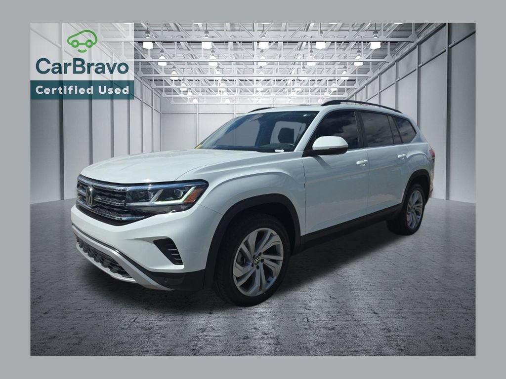 White 2023 Volkswagen Atlas 8-Speed Automatic