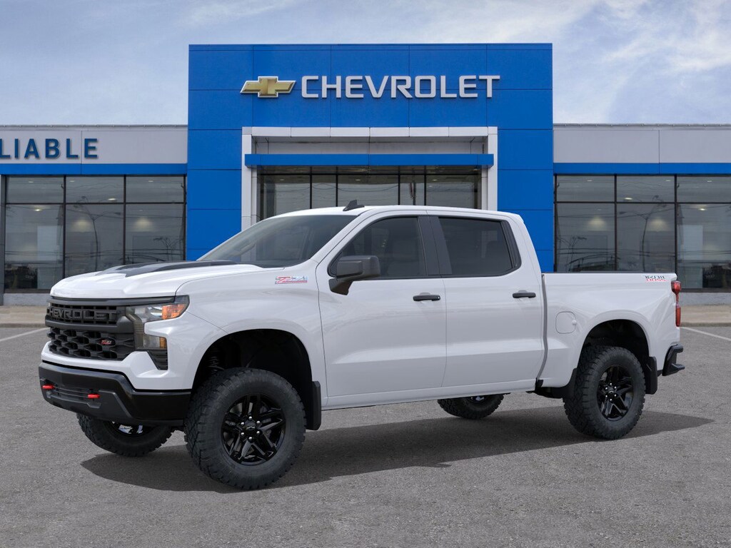 New 2026 Chevrolet Silverado 1500 Custom Trail Boss Truck Crew Cab