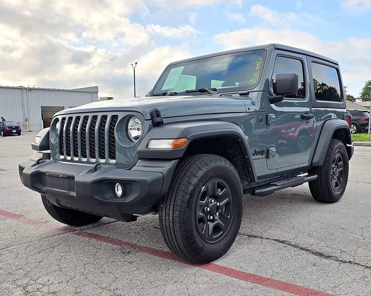 Used 2024 Gray Jeep Sport image 2