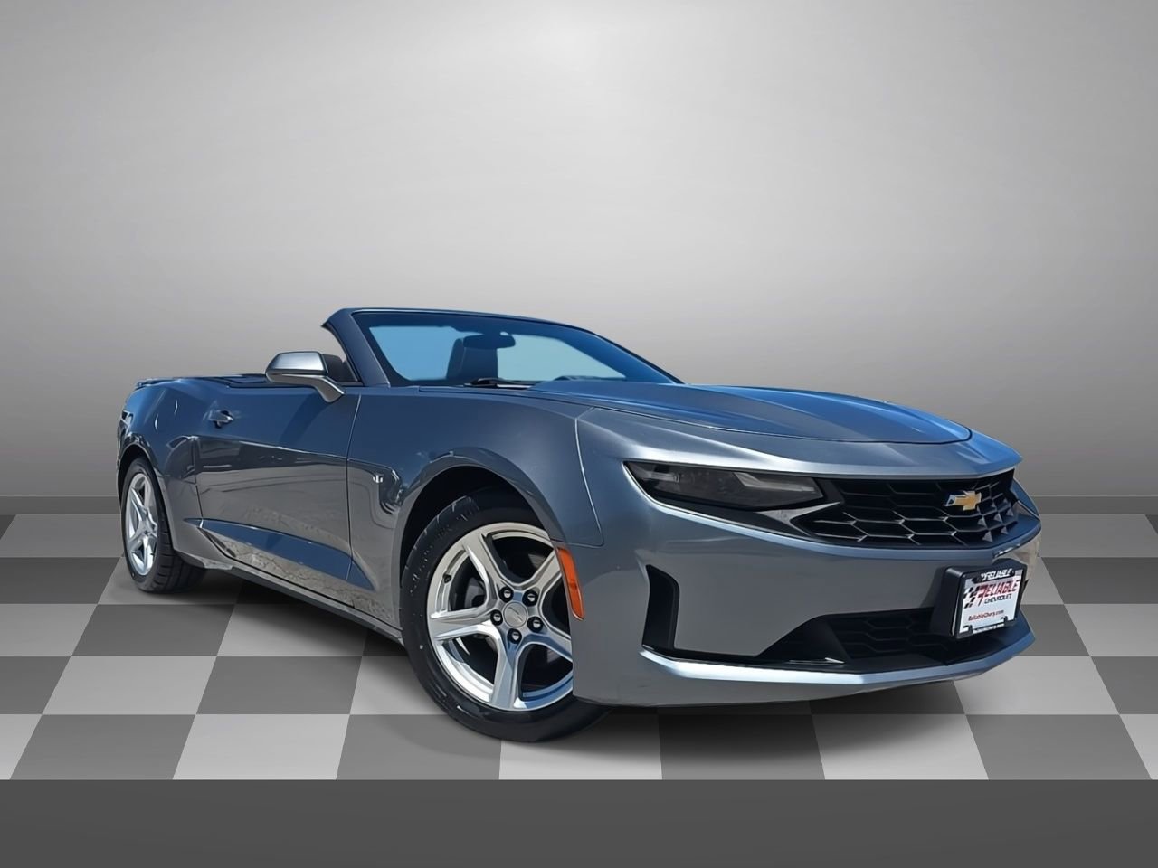 Satin Steel Gray Metallic 2020 Chevrolet Camaro 1LT Convertible RWD Convertible Rear-Wheel Drive Automatic