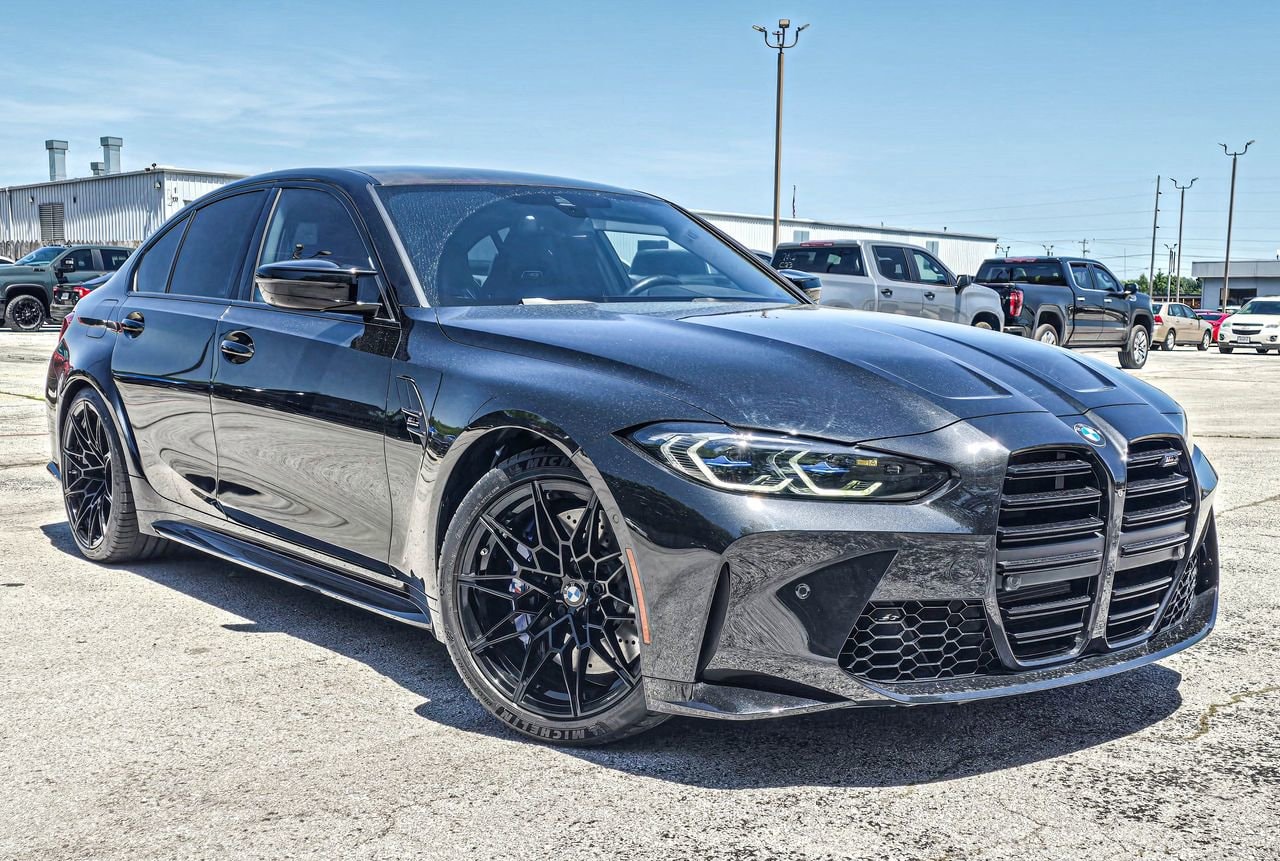 Black 2021 BMW M3 Competition RWD Sedan Rear-Wheel Drive Automatic
