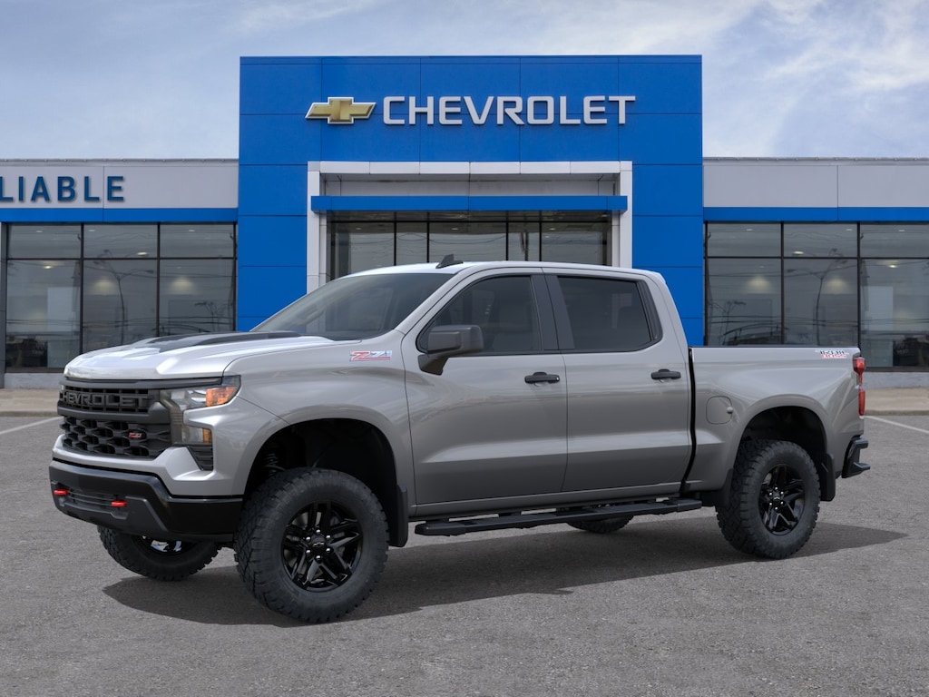 New 2026 Chevrolet Silverado 1500 Custom Trail Boss Truck Crew Cab