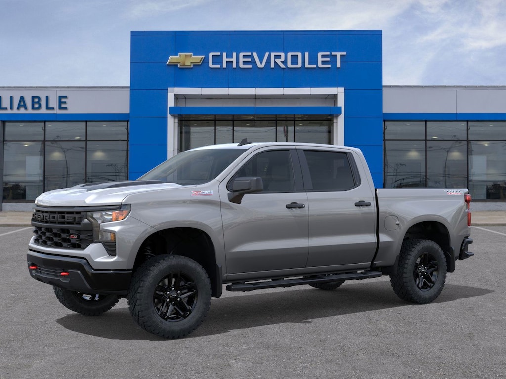 New 2026 Chevrolet Silverado 1500 Custom Trail Boss Truck Crew Cab