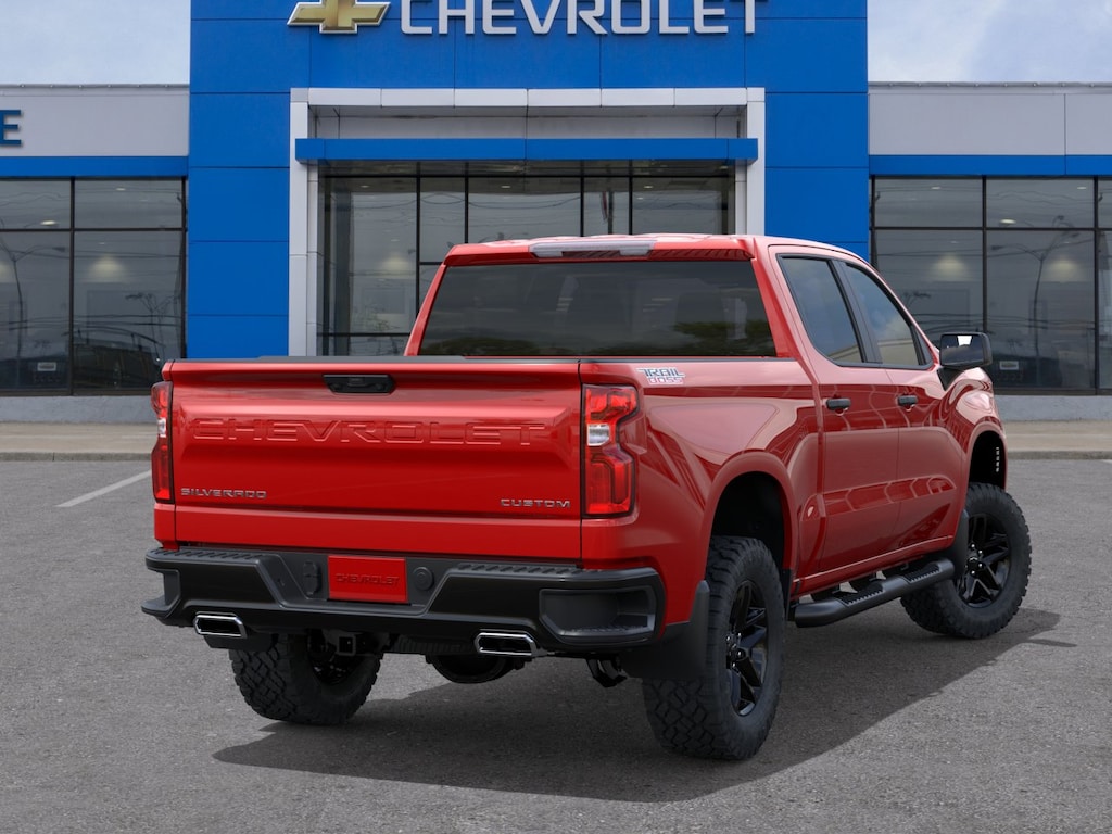 New 2026 Chevrolet Silverado 1500 Custom Trail Boss Truck Crew Cab