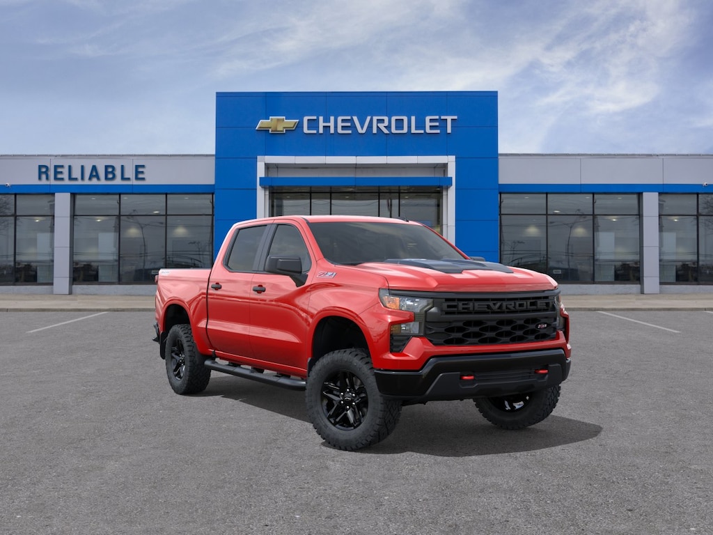 New 2026 Chevrolet Silverado 1500 Custom Trail Boss Truck Crew Cab