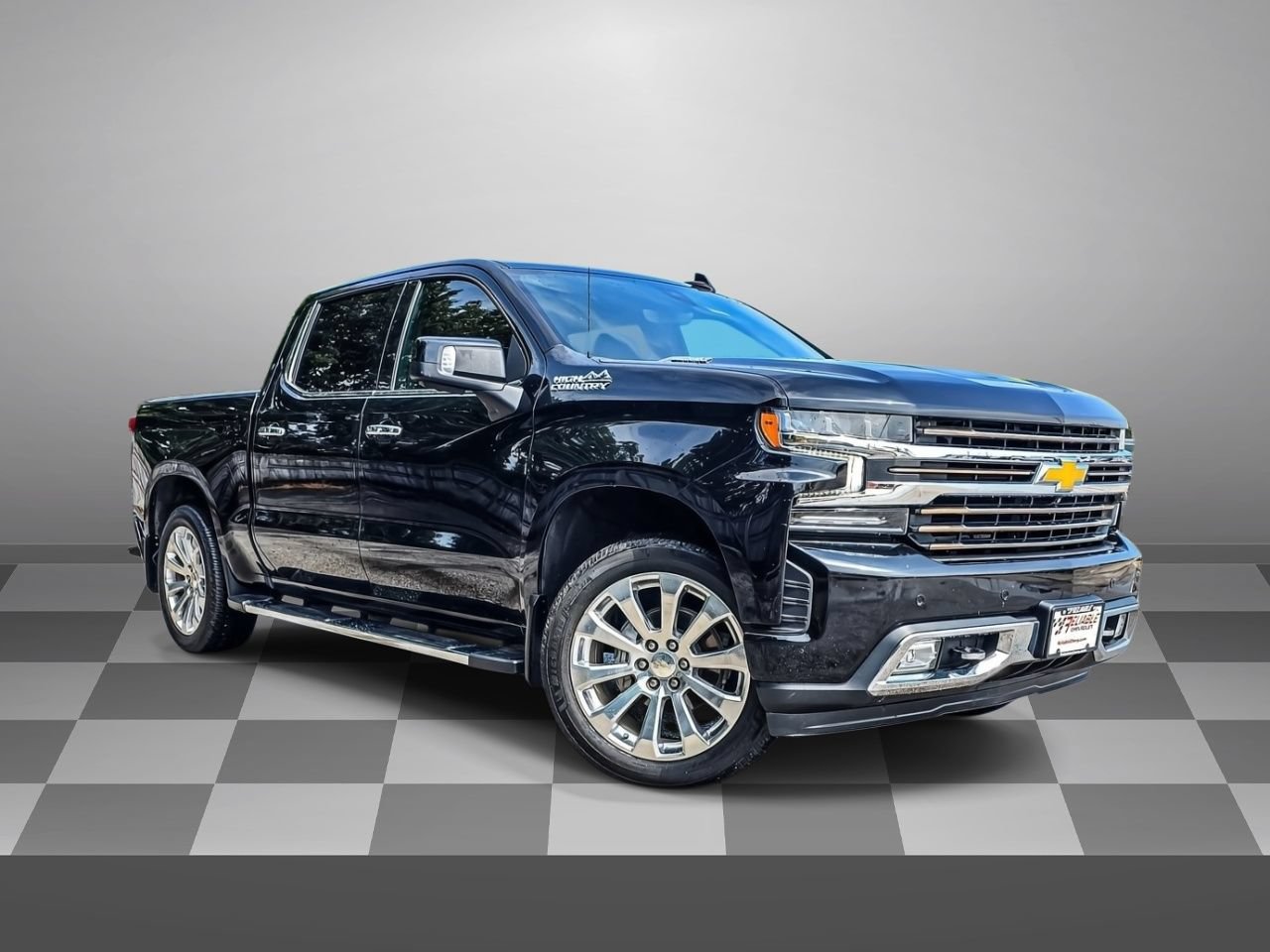 Black 2021 Chevrolet Silverado 1500 Pickup Truck Four-Wheel Drive Automatic