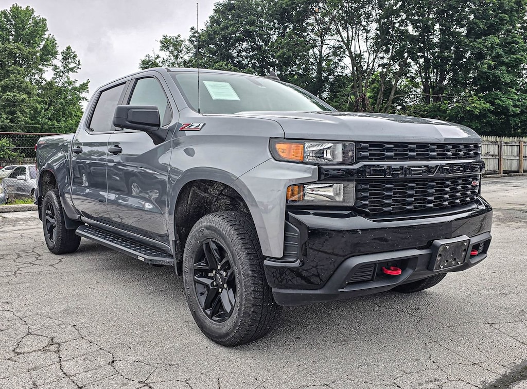 Used 2021 Chevrolet Silverado 1500 Custom Trail Boss Truck Crew Cab