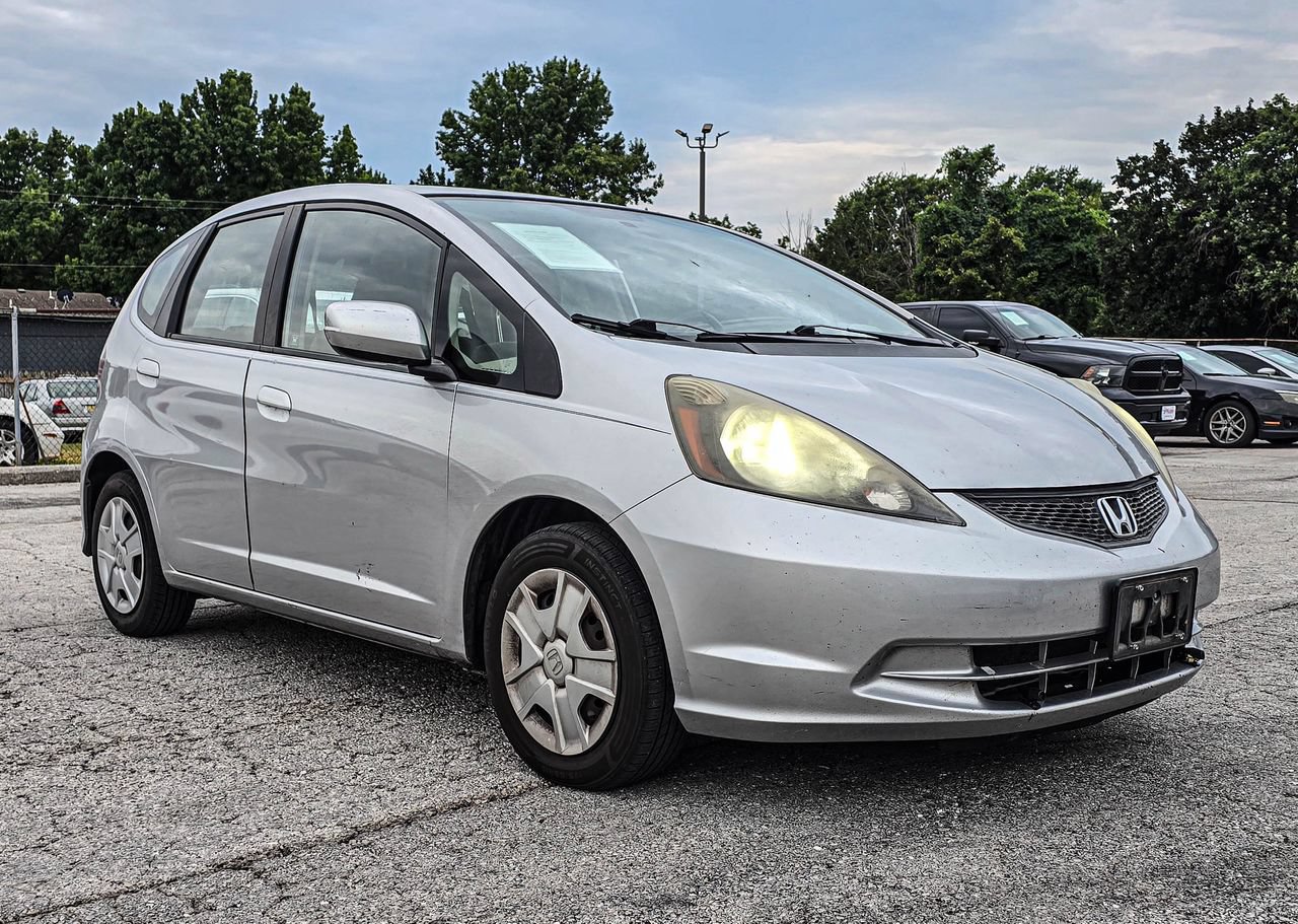 Alabaster Silver 2013 Honda Fit Hatchback Front-Wheel Drive Automatic