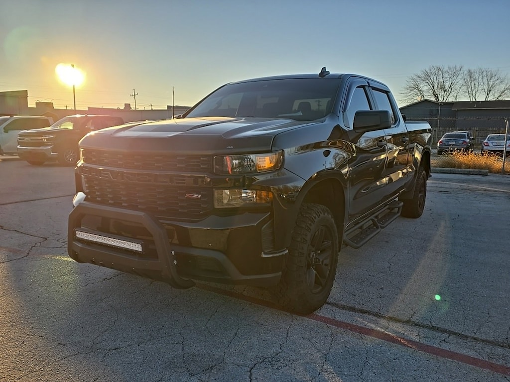 Used 2021 Chevrolet Silverado 1500 Custom Trail Boss Truck Crew Cab
