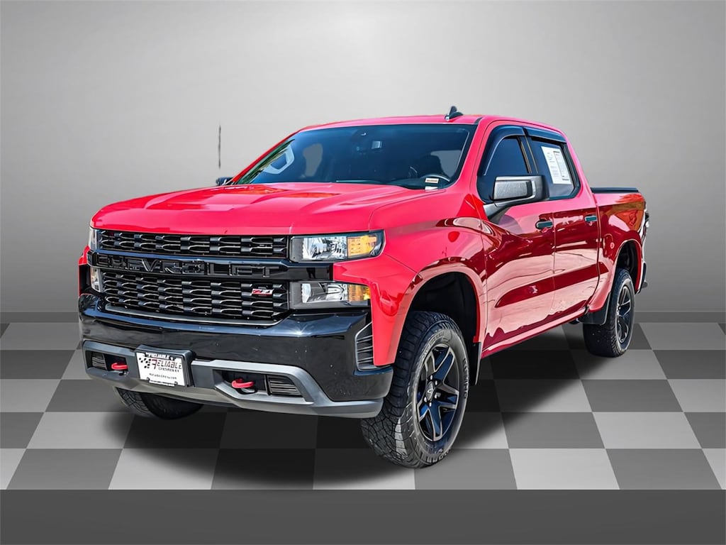 Used 2021 Chevrolet Silverado 1500 Custom Trail Boss Truck Crew Cab