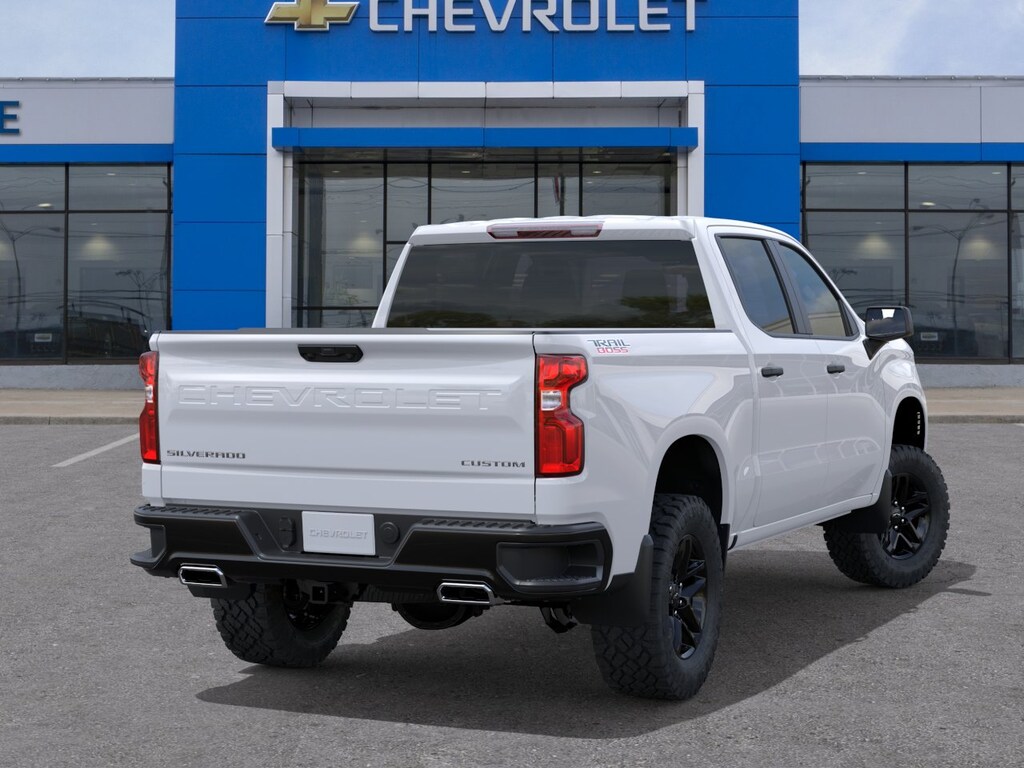 New 2026 Chevrolet Silverado 1500 Custom Trail Boss Truck Crew Cab