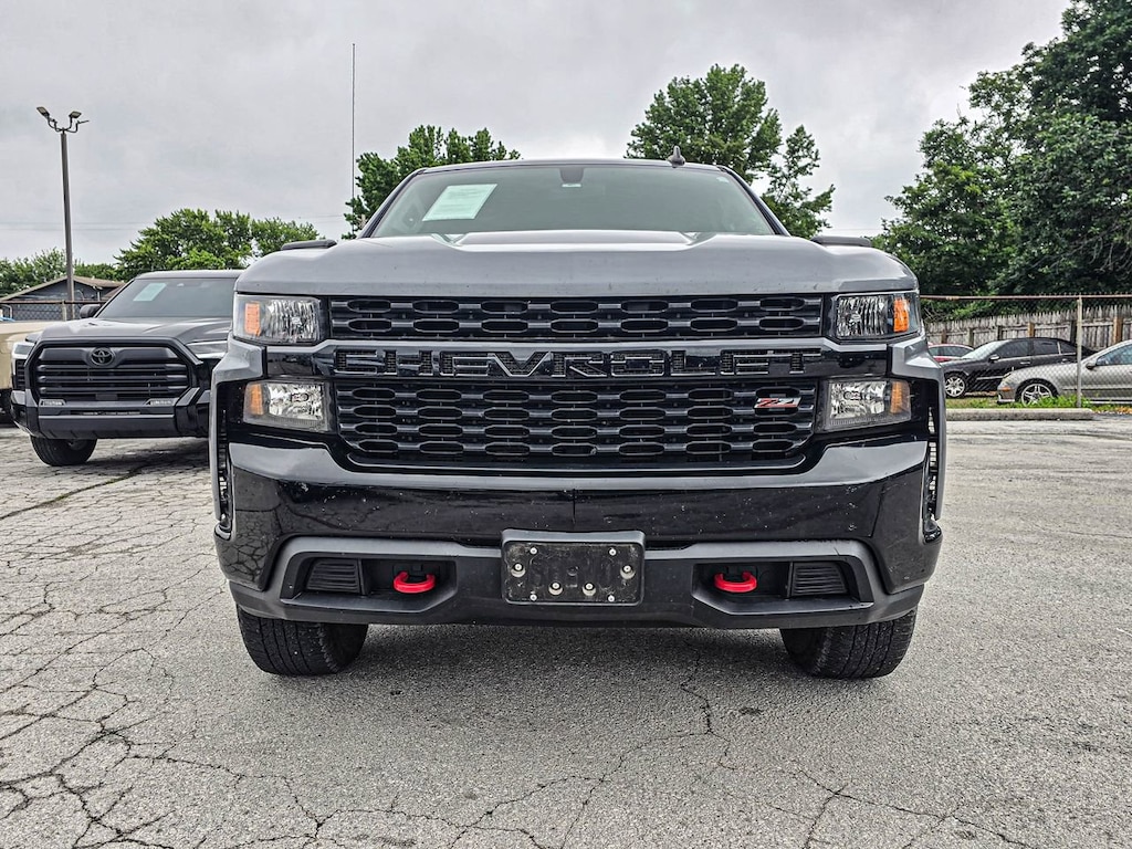 Used 2021 Chevrolet Silverado 1500 Custom Trail Boss Truck Crew Cab