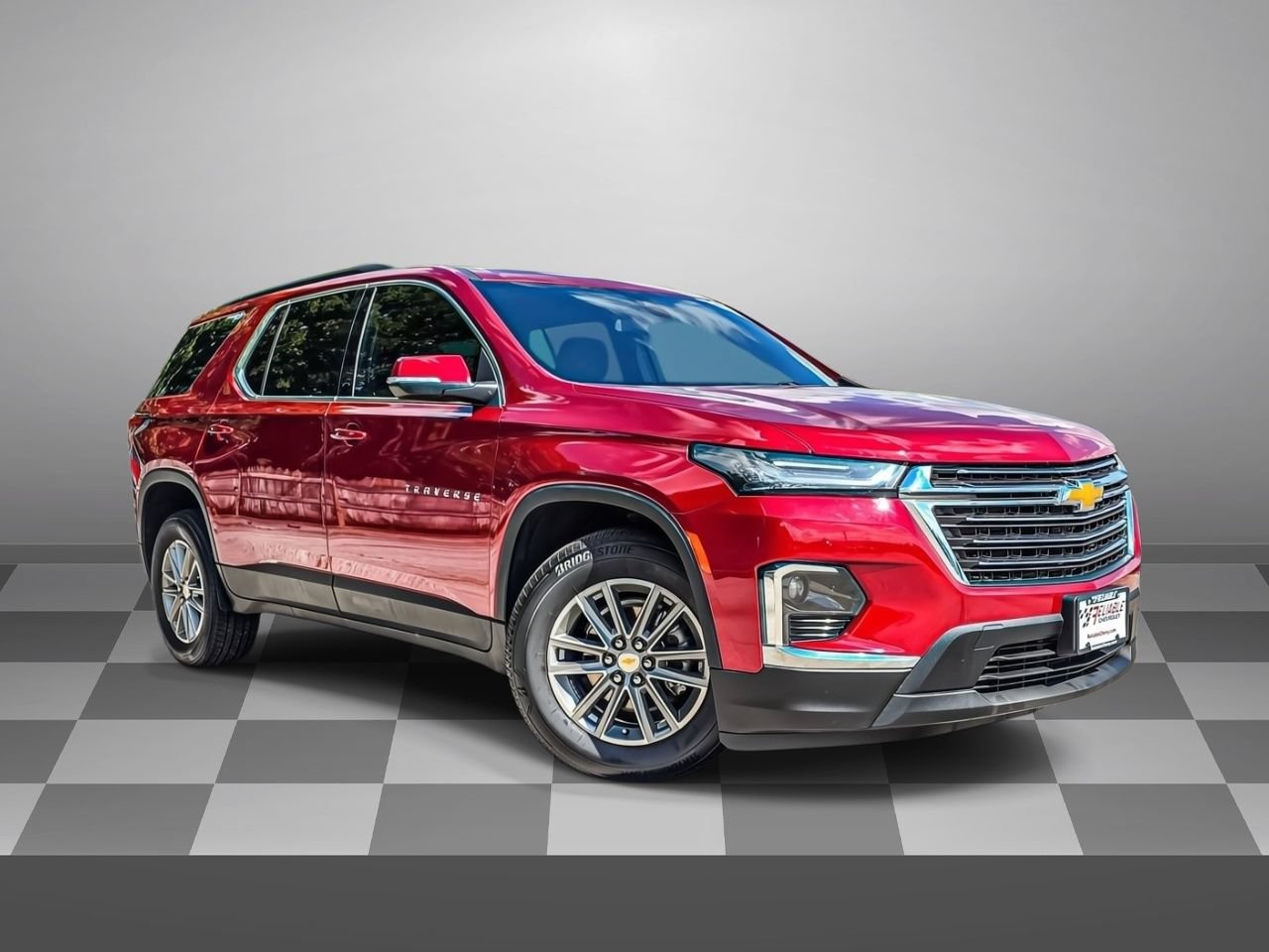 Radiant Red Tintcoat 2023 Chevrolet Traverse SUV / Crossover Four-Wheel Drive Automatic