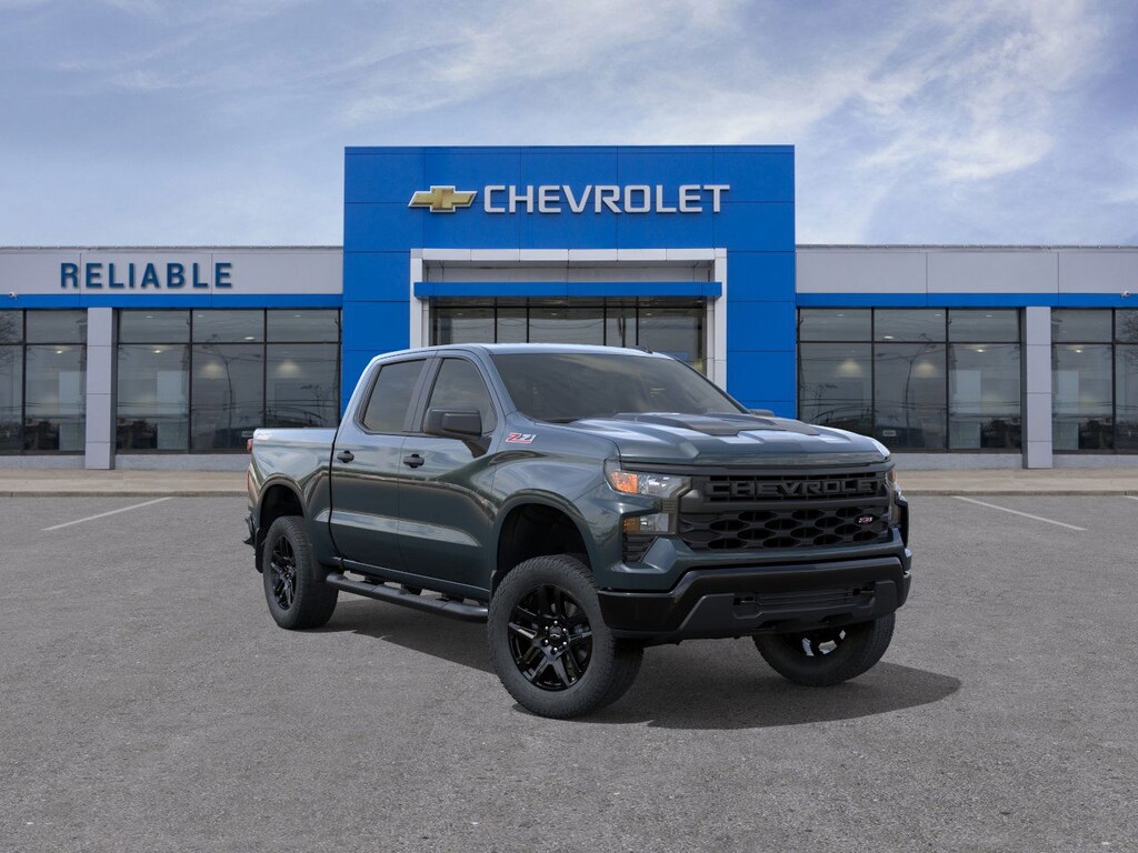 New 2026 Chevrolet Silverado 1500 Custom Trail Boss Truck Crew Cab
