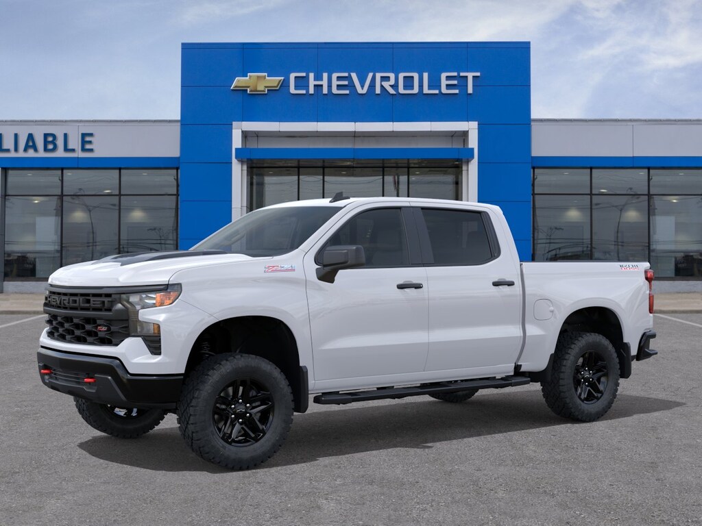 New 2026 Chevrolet Silverado 1500 Custom Trail Boss Truck Crew Cab