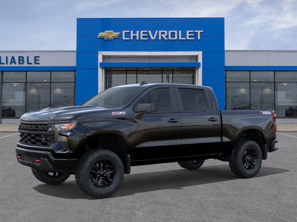 New 2026 Chevrolet Silverado 1500 Custom Trail Boss Truck Crew Cab