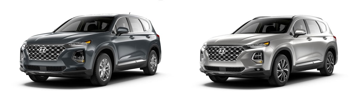 2020 Hyundai Santa Fe SE vs 2020 Hyundai Santa Fe Limited