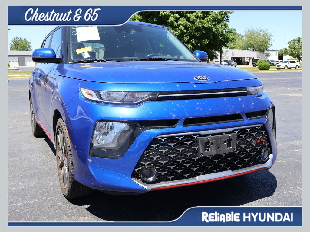 Neptune Blue 2020 Kia Soul GT-Line FWD SUV / Crossover Front-Wheel Drive Continuously Variable Transmission