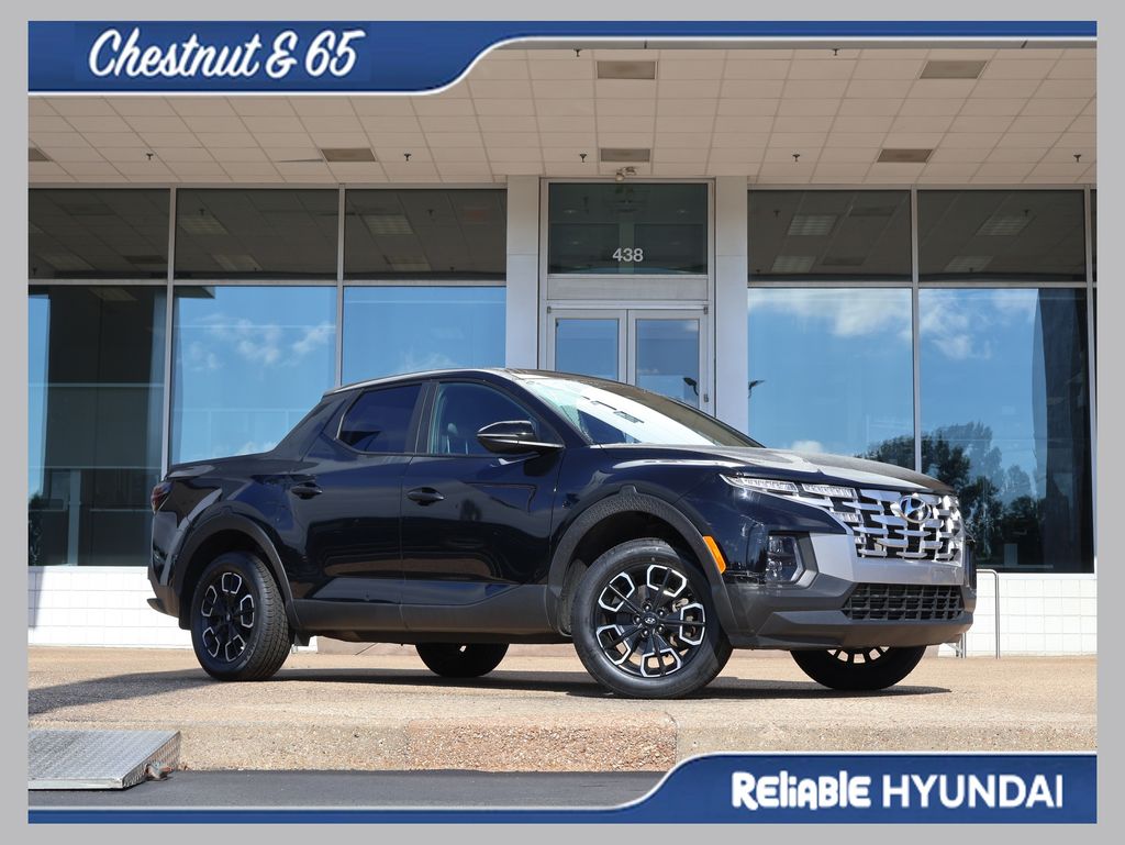 Phantom Black 2024 Hyundai Santa Cruz Pickup Truck Front-Wheel Drive 8-Speed Automatic