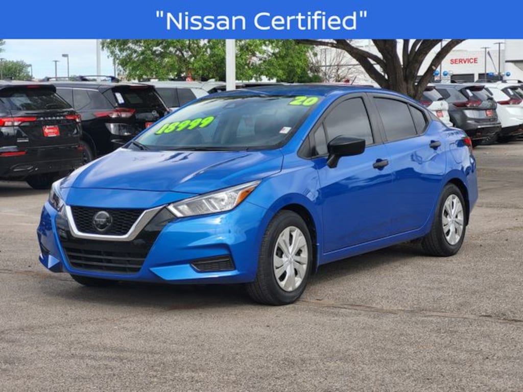 Certified 2020 Nissan Versa 1.6 S Sedan