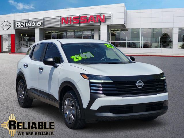 White (Fresh Powder) 2025 Nissan Kicks S AWD SUV / Crossover All-Wheel Drive Continuously Variable Transmission