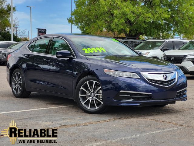 Fathom Blue Pearl 2015 Acura TLX Sedan Front-Wheel Drive 9-Speed Automatic
