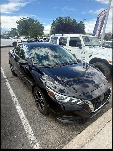 Super Black 2022 Nissan Sentra Sedan Front-Wheel Drive Continuously Variable Transmission
