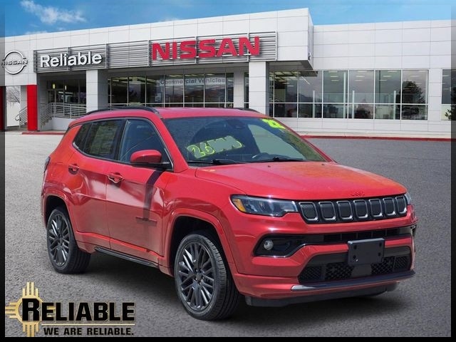 Redline Pearlcoat 2022 Jeep Compass SUV / Crossover Four-Wheel Drive 9-Speed Automatic