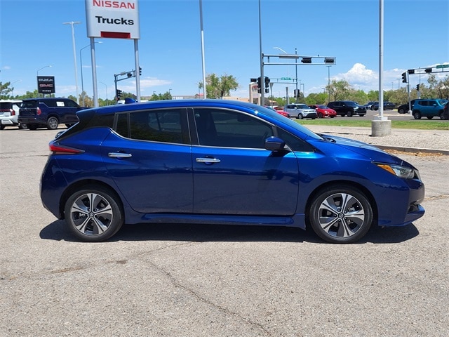 Certified 2021 Nissan Leaf SL Plus with VIN 1N4BZ1DV3MC550829 for sale in Albuquerque, NM