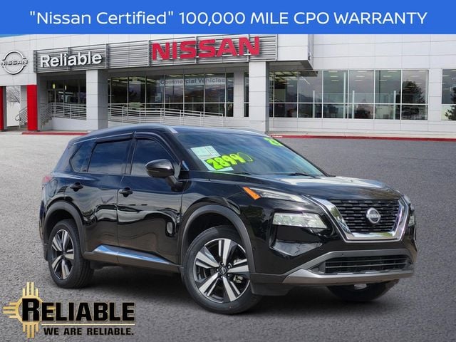Super Black 2023 Nissan Rogue SUV / Crossover All-Wheel Drive Continuously Variable Transmission