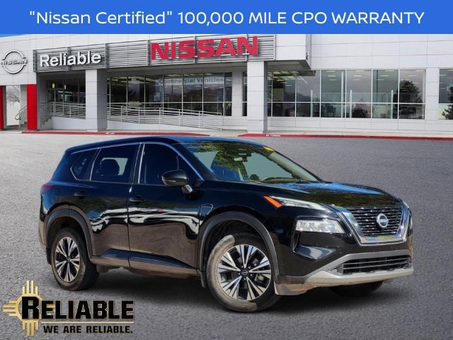Super Black 2023 Nissan Rogue SUV / Crossover All-Wheel Drive Continuously Variable Transmission