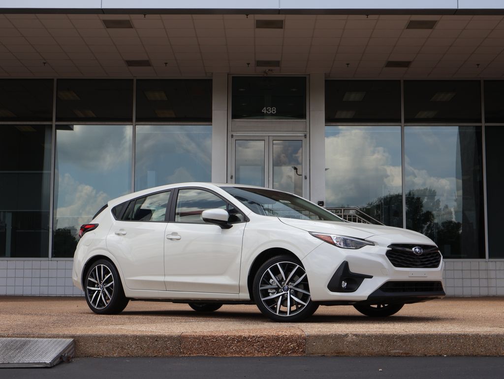 Crystal White Pearl 2026 Subaru Impreza Sport AWD Wagon All-Wheel Drive Continuously Variable Transmission