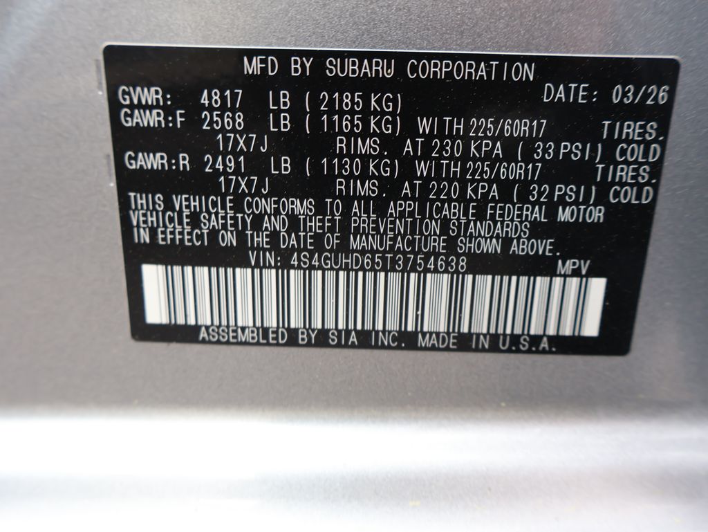 New 2026 Ice Silver Subaru Premium image 39