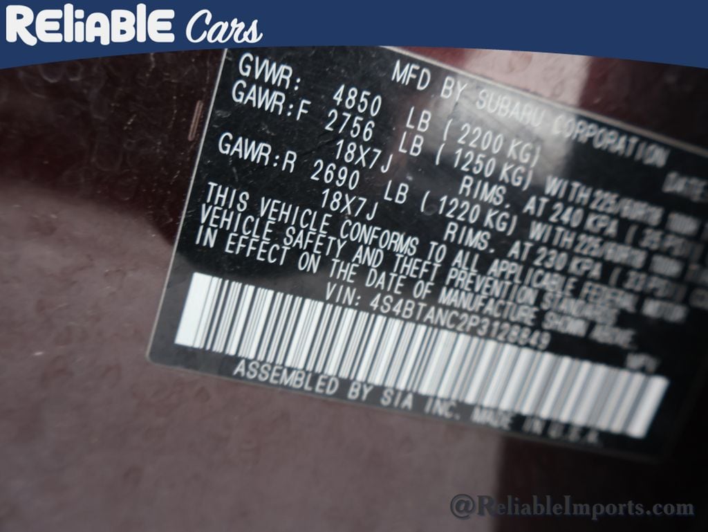 Used 2023 Dark Mahogany Pearl Subaru Limited image 42